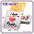 Saco Para Pastel Pequeno - Papel Kraft - I Love Pastel (500 unidades) - Imagem 1
