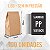 Sacos Kraft Para Delivery - PP (18x10x25) - 100 unidades - Sem Impressão - Liso - Imagem 2