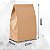 Sacos Kraft Para Delivery - P (22x12x28) -  500 unidades - Sem Impresão - Liso - Imagem 3