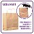 Sacola de Papel Kraft - 50 Unidades - PP (18x10x25) - Lisa Sem Impressão - Imagem 2