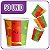 Copo de Papel 200ml - 50 Unidades - Modelo Frutas/Suco - Imagem 1