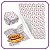 Papel Acoplado - I Love FastFood - (500 Unidades) - Imagem 3