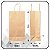 Sacola Kraft Mini Lisa S/ Impressão - 50 Unidades - 12x8x23 - Imagem 3