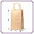 Sacola Kraft Mini Lisa S/ Impressão - 10 Unidades - 12x8x23 - Imagem 1