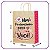 Sacola Kraft Presentinho para Você 50 Unidades - M 22x12x34 - Imagem 1