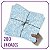 Papel Seda Premium Corações Azul Ciano - 60x40cm 200 folhas - Imagem 1