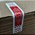 Lacre de Segurança Adesivo Vermelho Pro 2x8cm - 500 Unidades - Imagem 6
