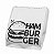 Saco Kraft Ham-Bur-Ger Preto (P) - (500 Unidades) - Imagem 1