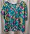 Blusa amarração estampada - Imagem 1