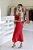 Vestido Feminino Midi Ariel vermelho - Imagem 3
