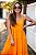 Vestido Feminino Midi Mada Laranja - Imagem 3