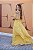 Vestido Feminino Longo Claudia Amarelo Estampado - Imagem 2