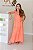 Vestido Feminino Longuete Vana Coral - Imagem 1