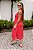 Vestido Feminino Midi Daniela Poa Vermelho - Imagem 2