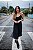 Vestido Feminino Midi Daniela Poa Preto - Imagem 3
