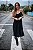 Vestido Feminino Midi Daniela Poa Preto - Imagem 1