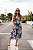 Vestido Feminino Midi Daniela Estampado Preto - Imagem 1