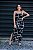 Vestido Feminino Longo Alice Preto estampado - Imagem 3