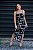 Vestido Feminino Longo Alice Preto estampado - Imagem 1
