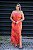 Vestido Feminino Longo Alice pink estampado - Imagem 3