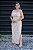 Vestido Feminino Longo Alice Nude estampado - Imagem 1