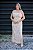 Vestido Feminino Longo Alice Nude estampado - Imagem 2