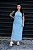Vestido Feminino Longo Alice Azul estampado - Imagem 1