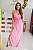 Vestido Feminino longo Vivi rosa - Imagem 1