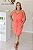 Vestido Feminino curto Vivi coral - Imagem 1