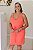 Vestido Feminino curto Vivi coral - Imagem 2
