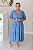 Vestido Feminino Midi Chica azul - Imagem 3