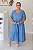 Vestido Feminino Midi Chica azul - Imagem 1