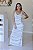 Vestido Feminino longo Rosana azul estampado - Imagem 3