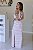 Vestido Feminino Longo Rosana Rosa Estampado - Imagem 2