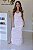 Vestido Feminino Longo Rosana Rosa Estampado - Imagem 1