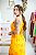 Vestido Feminino longo Rosana laranja estampado - Imagem 2
