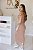 Vestido feminino midi Jessica nude - Imagem 3