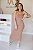 Vestido feminino midi Jessica nude - Imagem 1