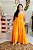 Vestido Feminino Longuete Paula laranja - Imagem 1