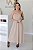 Vestido Feminino longuete Antonella Nude - Imagem 5