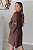 Vestido Feminino curto Amabile marrom - Imagem 4