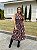 Vestido Feminino Midi Marilda preto floral - Imagem 1