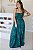 Vestido Feminino Longo Claudia Verde Estampado - Imagem 3
