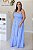 Vestido Feminino Longo Claudia Azul Claro - Imagem 3