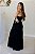 Vestido Feminino Longuete Paula Preto - Imagem 2