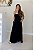 Vestido Feminino Longuete Paula Preto - Imagem 1