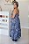 Vestido Feminino Midi Mada Cinza Estampado - Imagem 2