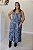 Vestido Feminino Midi Mada Cinza Estampado - Imagem 1