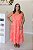 Vestido Feminino Midi Mada Coral Estampado - Imagem 1
