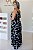 Vestido Feminino Longo Mavie Preto Estampado - Imagem 2